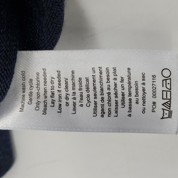 Rag & Bone Hudson Top Size Small Blue Black - Picture 6 of 9